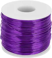 uxcell 18 Gauge Anodized Aluminum Craft Wire Bendable Bonsai Training Wire 492 Feet 1mm for Sculpting Crafts Wreath Floral Beading Jewelry Making, Purple