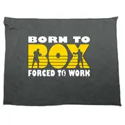 Born To Box - Funny Novelty Soft Sport Microfiber Towel