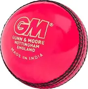 Gunn & Moore GM Leather Cricket Match Ball, Maestro Grade 1 County, Pink, Senior/Adult/Mens & Boys Aged 13 and Over