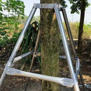 樹木支架鋼管大樹支撐架園林綠化工程橫拉桿U型扣樹撐固定器