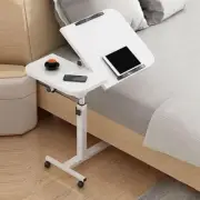 Portable Height Adjustable Sit Stand Laptop Desk Coffee Side Table End Sofa Bed