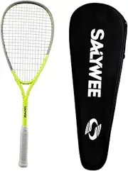 Frediuo Carbon Fiber Squash Racket Training Equipment Versatile Antislip Grip Squash Training Paddle for Beginners Indoor Outdoor Gym