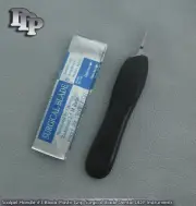 Scalpel Handle# 3 Black Plastic Grip &10 Surgical Blade#10 Dental Instruments