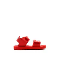 在飛比找蝦皮商城優惠-Adidas Beach Sandal 紅 童鞋 魔鬼氈 涼