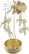 Rotating Tealight Holder Home Decor Hummingbird Tea Candle Warmer Stand Aromatherapy Retro Bird Ornament