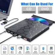 Reader Player for Windows 7/8/10/11External CD DVD Drive USB 3.0 Writer Burner