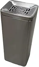 Garbage Cans Stainless Steel Ash Pillar Silver Smoking Area Lobby Stairway Extinguisher Vertical Cigarette Collection Butts Outside Trash Bin