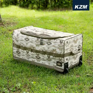 KZM KAZMI 軍事風附輪帳篷收納袋 收納包 裝備袋 帳篷收納 滾輪收納包