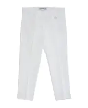 Logo casual pants 10Y White