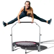BCAN 40/48" Foldable Mini Trampoline Max Load 330lbs/440lbs, Fitness Rebounde...