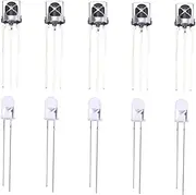 HOMSFOU 5 Pairs Emitter Receiver Set 3 Legs Ir Emitter and Receiver for Audio- Appliances