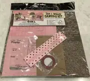 NEW QUICK QUOTES PATSY GAUT BREEZY JENNINGS JOY & SMILES COMPLETE CANVAS KIT