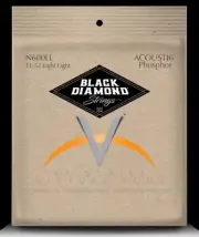 Black Diamond Guitar Strings Acoustic Light - Light Phosphor Bronze N600LL 11-52