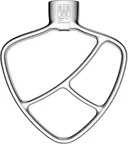 Flat Beater Replacement for KitchenAid 4.5-5 Qt. Tilt-Head Stand Mixers/ 18/8 Stainless Steel Accessories/No coating/Dishwasher Safe/Compatible for K45B/K5THCB