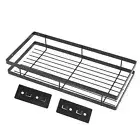 Wall Mount Spice Rack Iron Spice Storage Hanging Spice Rack For Space Saving HG