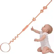 Stroller Toy Straps, Bottle Bungee for High Chair, Silicone Dishwasher Safe Adjustable High Chair Bottle Bungee for High Chairs, Strollers and Water Bottles