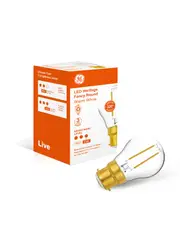 GE 4W Heritage LED Fancy BC Globe in Warm White