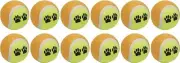 Amazon Basics Dog Tennis Ball, 12-Pack, All Breed Sizes