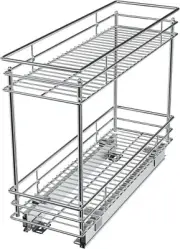 LOVMOR Pull Out Cabinet Organizer and Storage (5" W x 21" D)