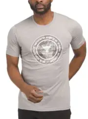 Under Armour Project Rock Globe T-Shirt Gray Men's 3XL $50