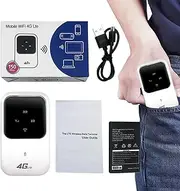 Compact Portable WiFi Device - Mobile Hotspot Router for Travel | Small Wireless WiFi Hotspot for Phones, Laptops, and More, Lightweight and rel?able Internet Solution Anywhere, Perfect for Work