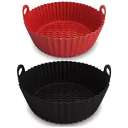 Silicone Air Fryer Liners, Reusable Airfryer Basket, Air Fryer Silicone Pot9312