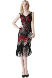 Dresses For Women, Kaxidy Women's Dresses Cocktail Prom Party Dress Red M