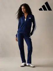 adidas Blue Essentials 3-Stripes Tracksuit (E38051) | $127
