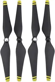 2 Pairs Self-Tightening Drone Propellers, Low Noise Propellers, Quadcopter Drone Attachment for DJI Phantom 3 Drone(Yellow Edge)