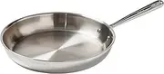 T-FAL Pro Tri-Ply Stainless Steel Fry Pan 12 Inch, Induction Compatible, Oven Safe 500F, Fast & Even Heat, Professional Quality & Durability, Frying Pan, Skillet, Cookware, Dishwasher Safe, Silver