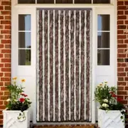 Insect Curtain Beige and Light Brown 90x220 cm Chenille
