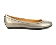 Ws43 Naturalizer Brittany Zinc Pewter Ballet Flats Size 6.5