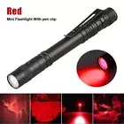 Red Light Penlight Mode Red Light Flashlight Outdoor Strong Light Flashlight