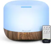 Aromatherapy Essential Oil Diffuser 500ml with Adjustable Mist and Auto Shut-off