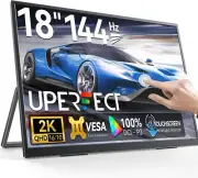 2K 144Hz Portable Monitor Touchscreen 18" 2560X1600 QHD 100% DCI-P3 Laptop Monit