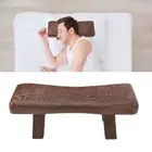 Curved Chicken Wing Wood Cervical Pillow Arc-shaped Sauna Pillow Couch