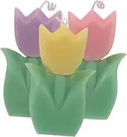 KAILIKETIY Fragrance Candles Tulip Shaped Handmade Paraffin Aromatherapy Decorative Home Decor