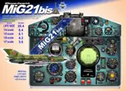 MiG21bis COCKPIT instrument panel CDkit