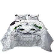 The Last Leaves Winter Sweet Angelic Fairy Coverlet