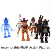 6pcs Five Nights at Freddy's FNAF Toys Action Figures Set for Children, 6 inch