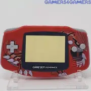 Pokemon Groudon GBA complete handheld housing shell Game boy backlit ips lcd