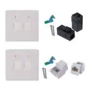 86 Type Computer Socket Panel CAT6 Module RJ45 Cable Outlet