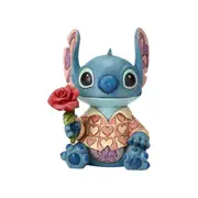 Disney Traditions Clueless Casanova Stitch Valentine Jim Shore Figurine