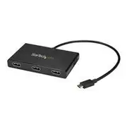StarTech Multi-Monitor Video Splitter | Windows\u00A8 | Thunderbolt\u00AA 3 Compatible MSTCDP123HD