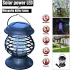 Home Garden Solar Mosquito Killer Lamp Light Fly Bug Zapper Killer Trap Lamp