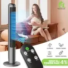 Oscillating Bladeless 12-Speeds Quiet Tower Fan 41" w/Remote Control+12hr Timer