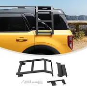 Linskip Alloy Side Ladder Compatible with 2021-2024 2025 Ford Bronco Sport, Side Window Roof Step Ladder for Bronco Sport Exterior Accessories(Driver Side)