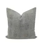 Handmade Block Print Thick Linen 16X16 Square, Throw Pillow Case Cushion Cove...