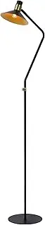[LUCIDE] Floor lamp, Steel, 40 W, Black, Matt Gold/Brass
