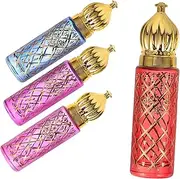 DRESSOOS 4pcs Essential Oil Bottles Perfume Containers Portable and Lightweight for Travel Home Office and Beauty Salon Use Leak Design